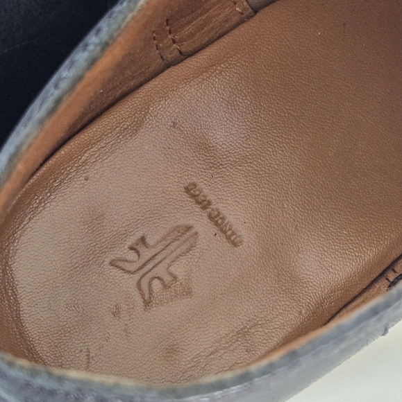 Frye Elyssa Black Leather Shootie Ankle Flat Boot Size 7.5 - Picture 9 of 16